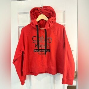 Calvin Klein Red Women's Hoodie